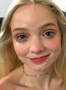 Blondie takes the casting director's dick up her ass