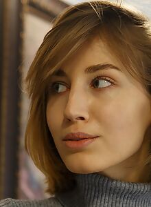 Beautiful girl flashing her tits