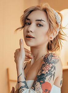 Roxylove in White Moon by Suicide Girls