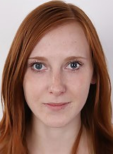 Casting pics of a freckled redhead teen