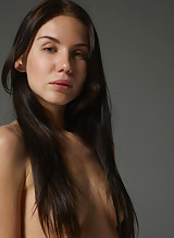 Slender russian model Marika posing in nude art pictures