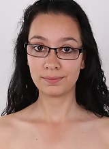 Casting pics of a nerdy black-haired girl