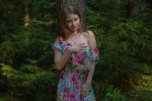 Siena takes off her summer dress from Fame Girls - 4/14