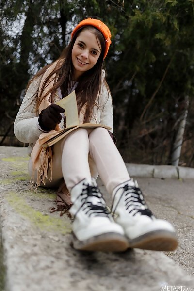 Neesa in Red Pasties