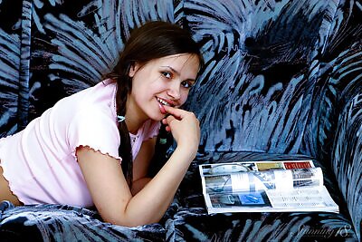 Sofa of Devilish Color featuring Ann by Thierry Murrell